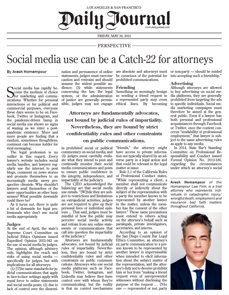Social Media Use Can Be A Catch-22 For Attorneys