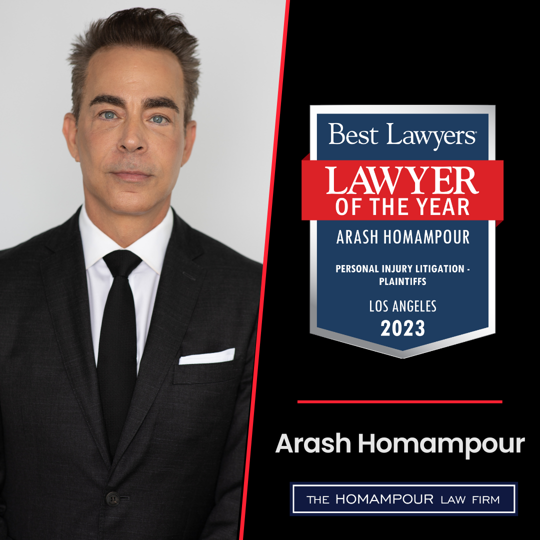 Arash Homampour: Best Lawyers® 2023 Personal Injury Litigation - Plaintiffs - "Lawyer of the Year" Los Angeles