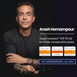 Arash Homampour Top 10: 2023 Southern California Super Lawyers